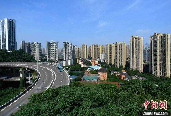 商品住宅高樓。<a target='_blank' href='/'>中新社</a>記者 陳超 攝